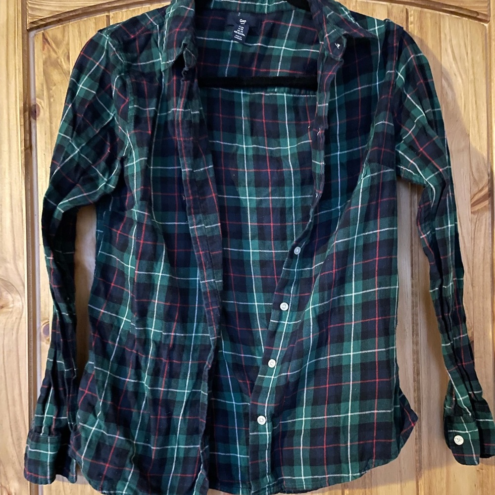 2 Gap Flannel Button-Ups size XS